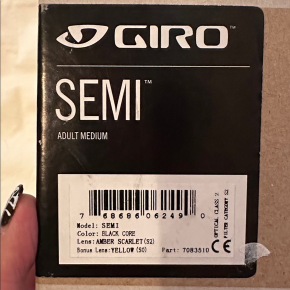 Copy New Semi by Giro Snow Sports Goggle Adult Medium - Picture 9 of 10